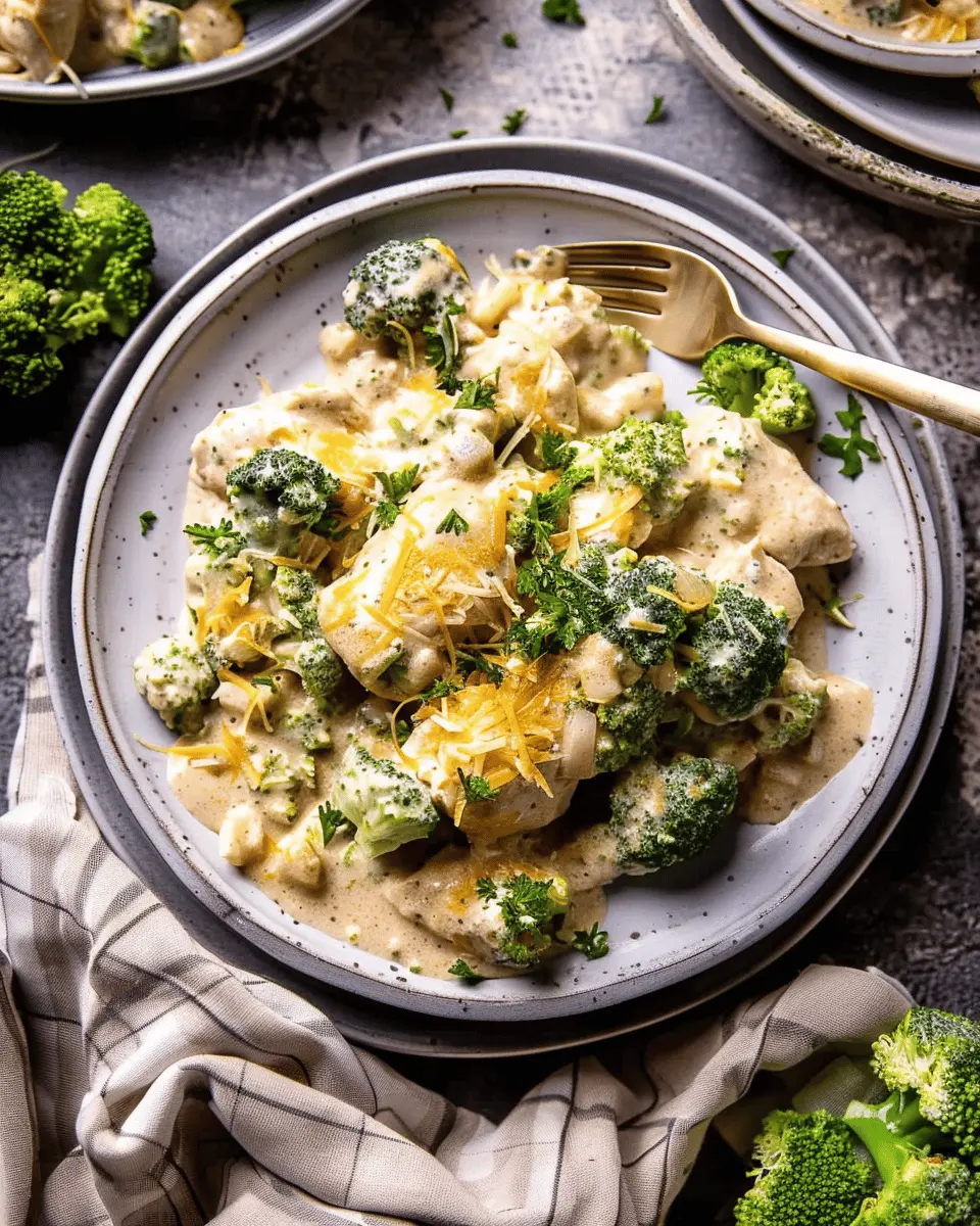 Crockpot Creamy Broccoli Cheddar Chicken: Easy Comfort Food Delight