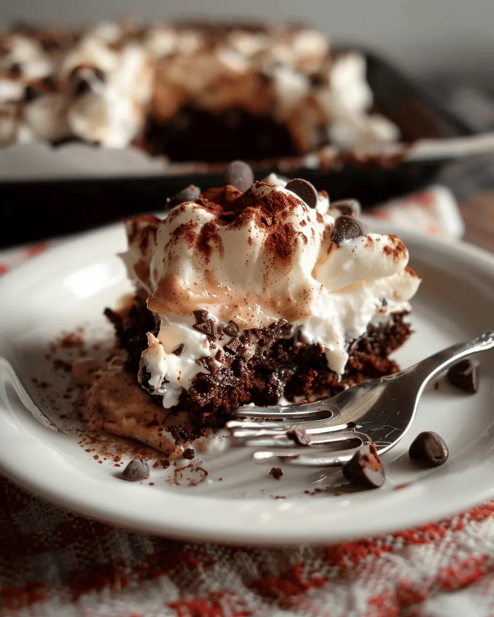 Delicious Desserts & Sweet Recipes: Indulgent Refrigerator Brownie Cake