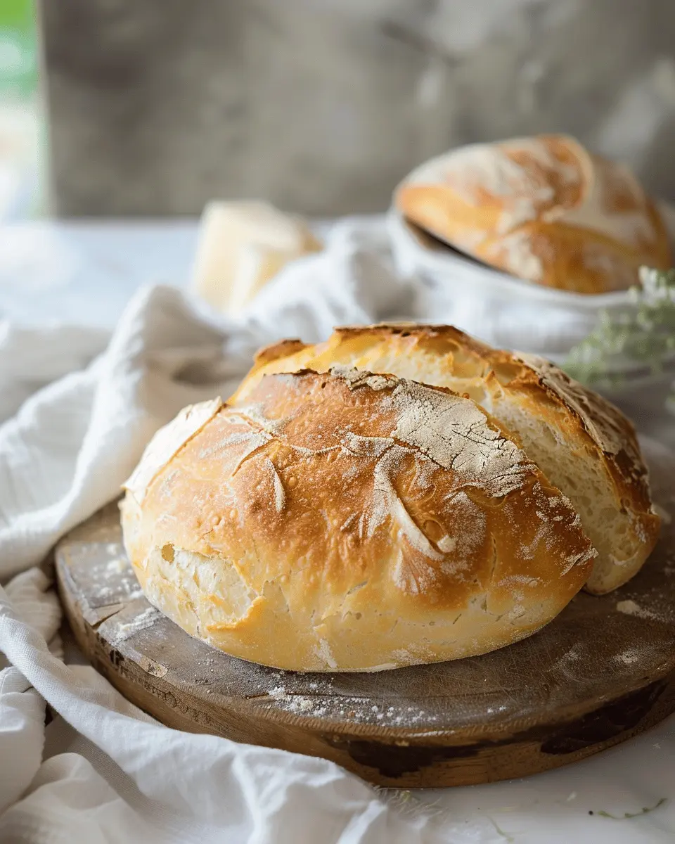 Easy 4 Ingredient Artisan Bread Recipe for Delicious Home Baking