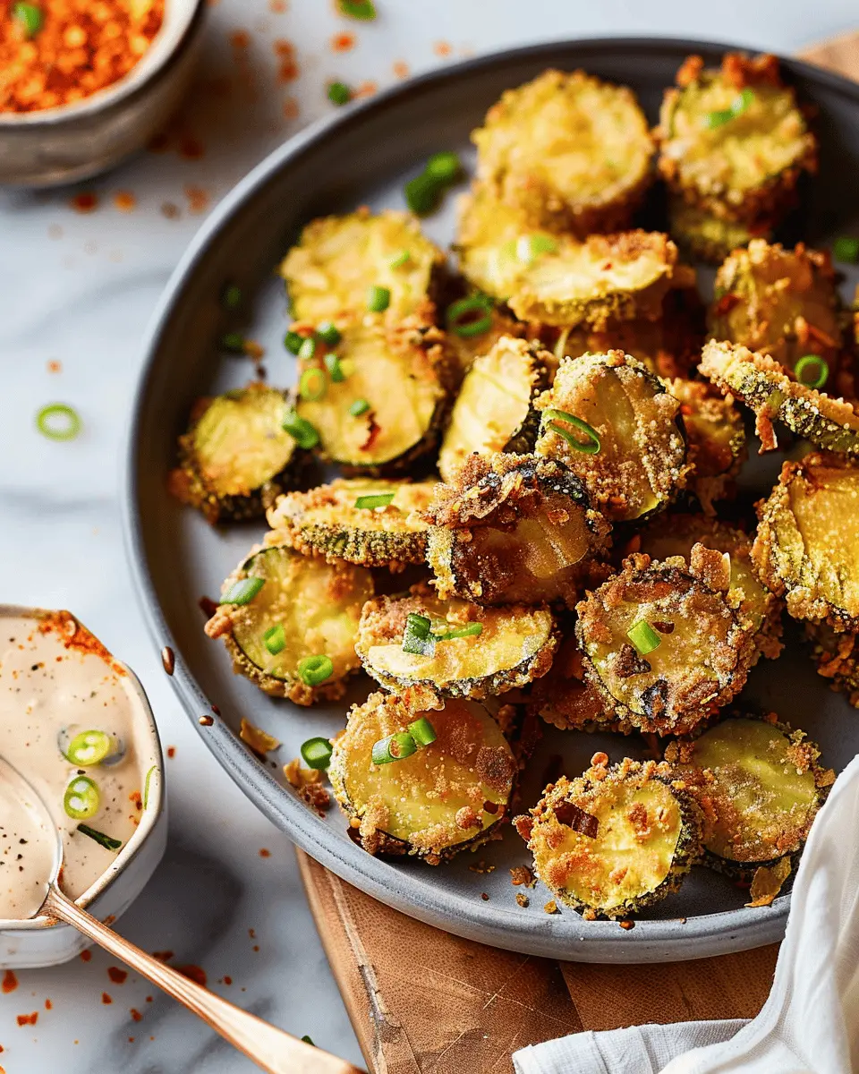 Easy Best Appetizers Recipes: Indulgent Air Fryer Fried Pickles