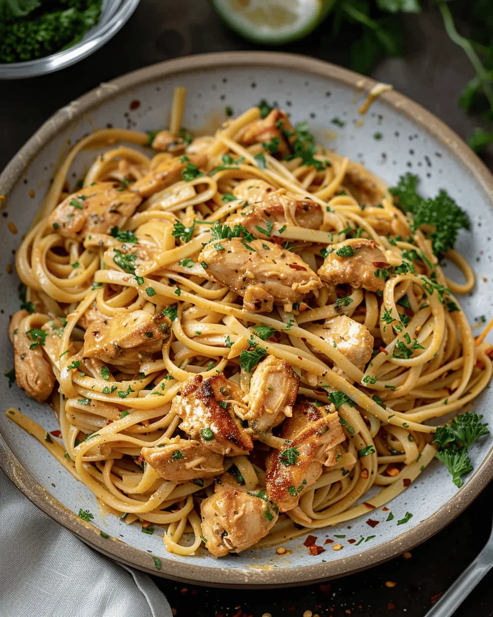 Easy Cheap Dinner Ideas: Indulgent Cowboy Butter Chicken Linguine