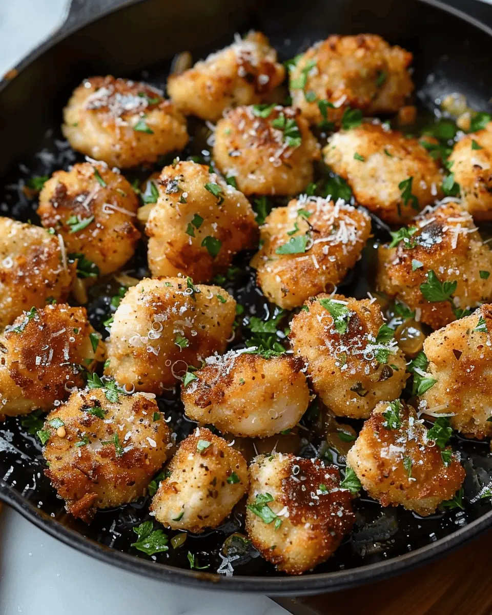 Easy Cheap Dinner Ideas: Juicy Garlic Parmesan Chicken Bites Recipe
