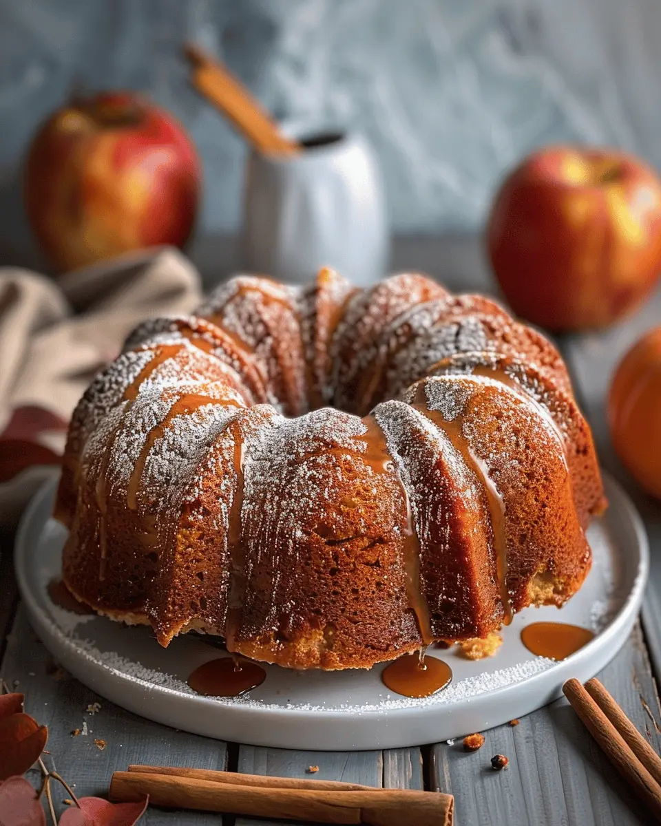 Easy Halloween Food Ideas: Indulgent Apple Cider Bundt Cake Recipe