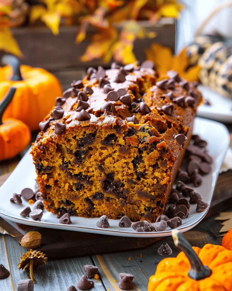 Easy Halloween food ideas: Best Chocolate Chip Pumpkin Bread Recipe