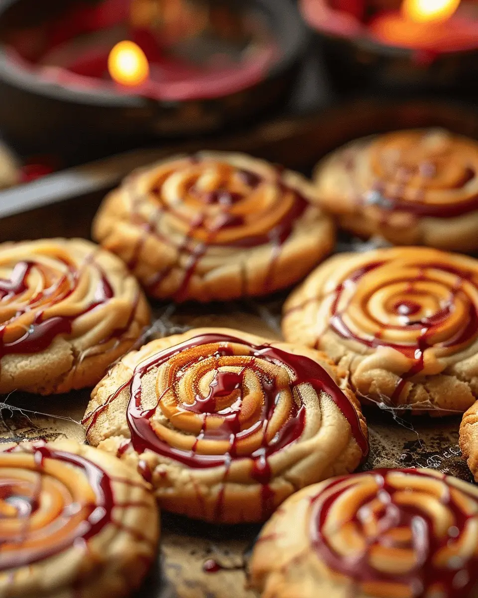 Easy Halloween food ideas: Gryffindor’s Fiery Swirl Butterbeer Cookies