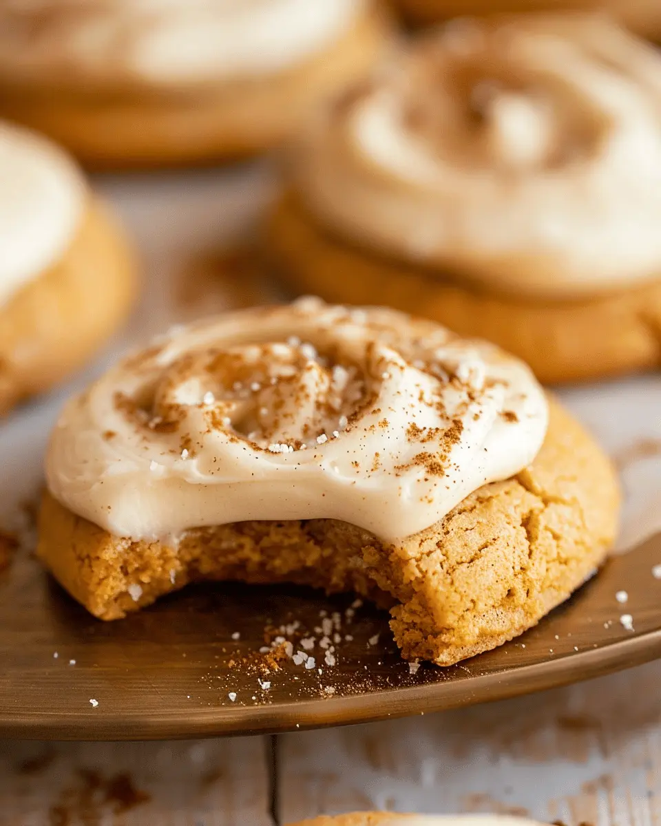 Easy Pumpkin Cookie Recipes: Indulgent Pumpkin Spice Sugar Cookies with Cream Cheese Frosting
