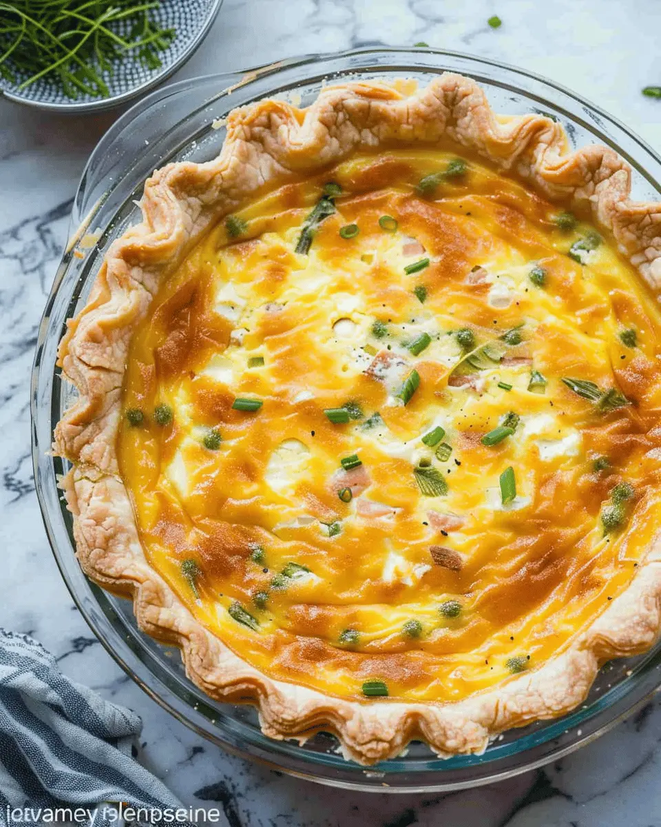 Easy Quiche Recipe: Delightful Turkey Bacon & Chicken Ham Combo