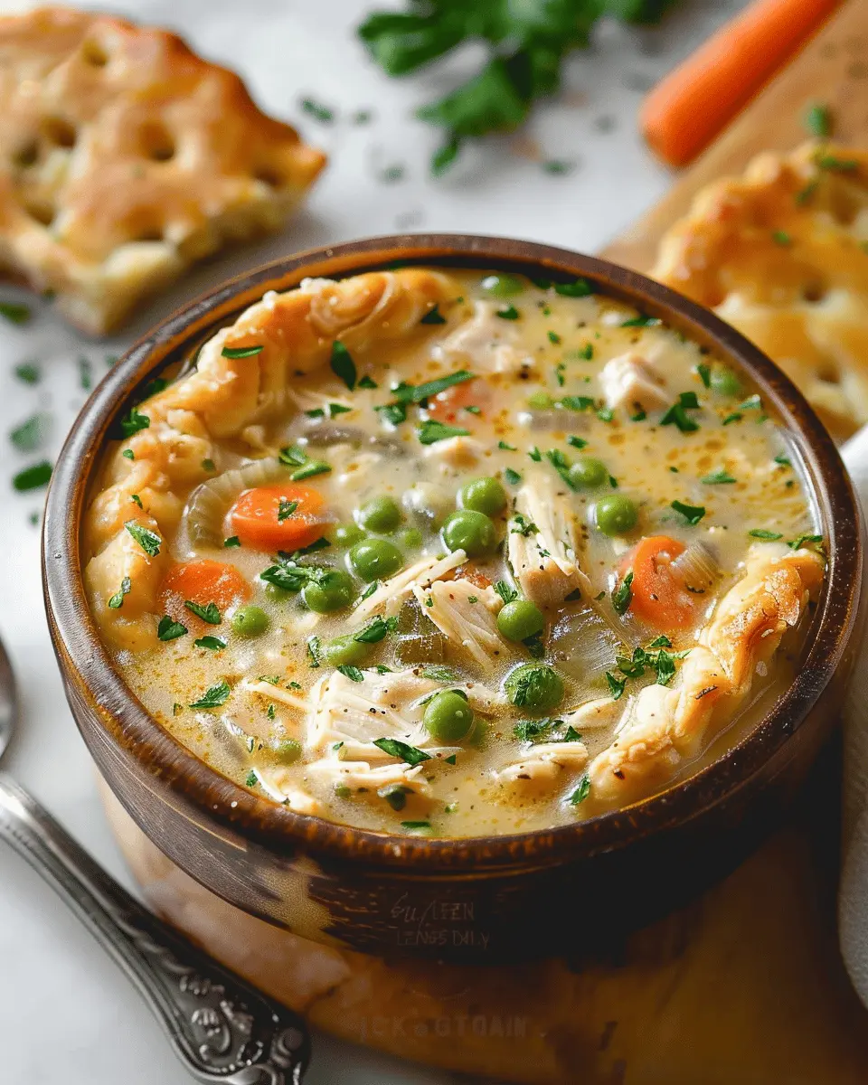 Easy Soup Recipes: Cozy Chicken Pot Pie Soup for a Heartwarming Meal