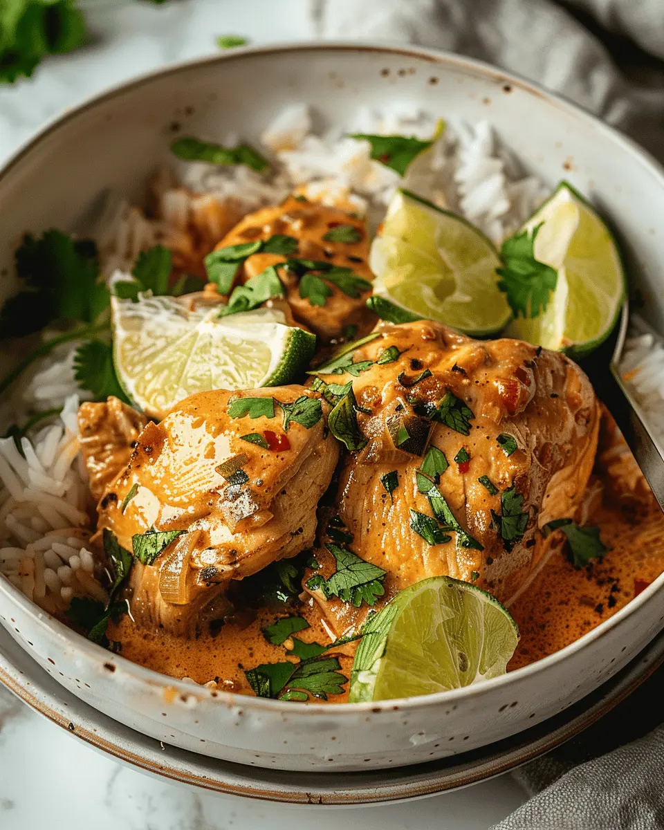 Easy Summer Meals Ideas: Simple Crockpot Coconut Lime Chicken