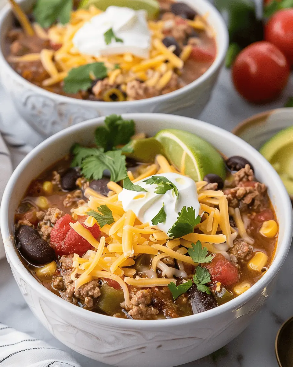 Easy Summer Meals Ideas: Delicious Crockpot Taco Soup Recipe