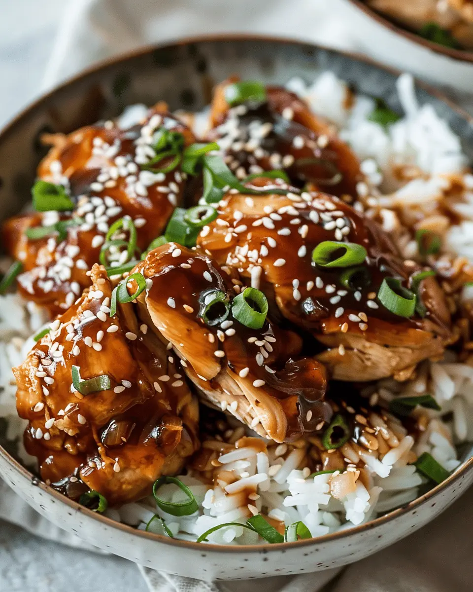 Easy Summer Meals Ideas: Juicy Crockpot Teriyaki Chicken Delight