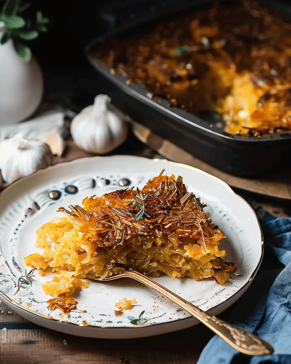Easy Side Dishes: Indulgent Jerusalem Kugel Recipe with Turkey Bacon