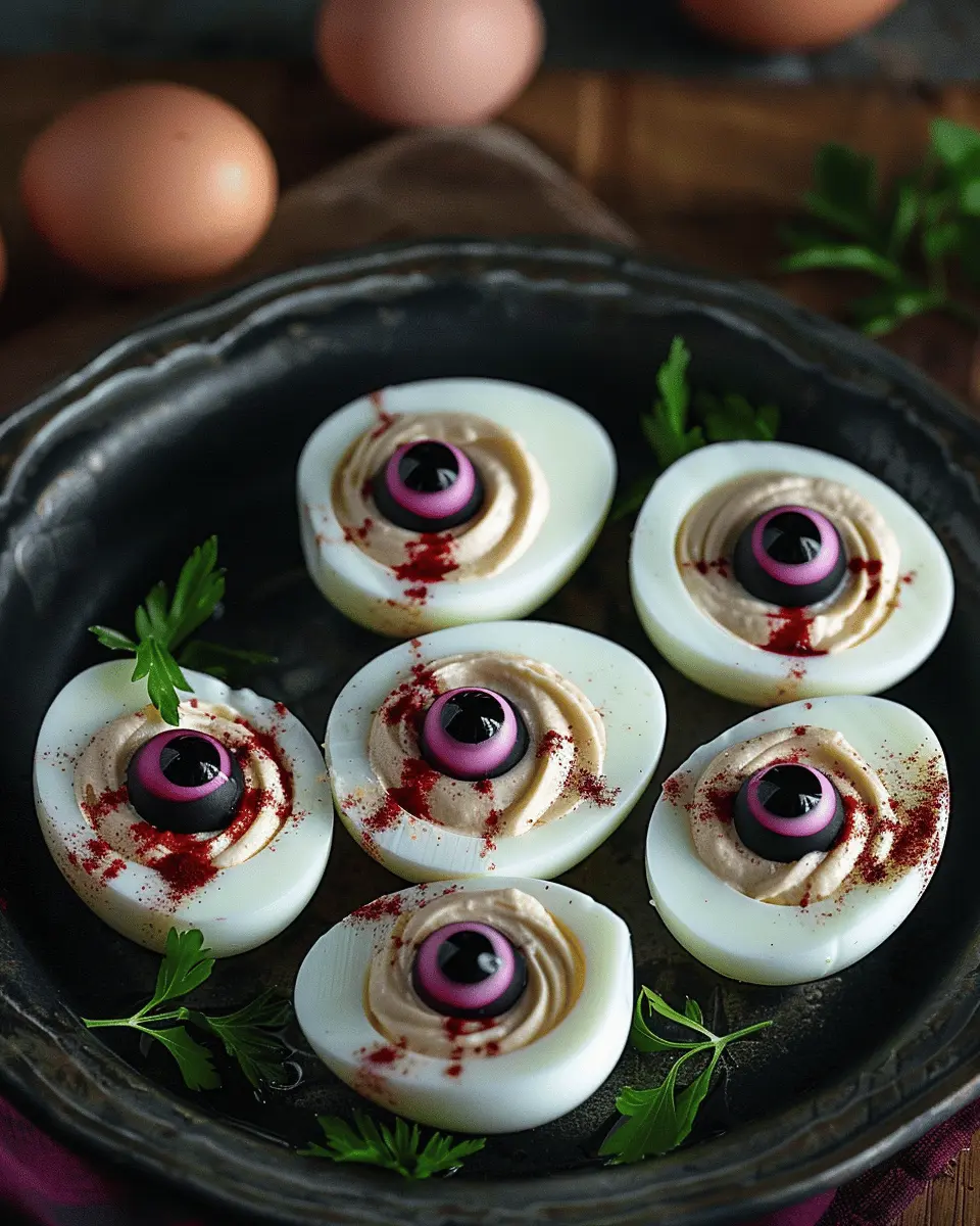 Eyeball Deviled Eggs: A Spooktacular Halloween Party Recipe
