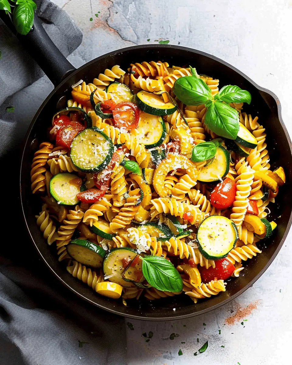 Pasta with Zucchini and Tomatoes: A Simple and Flavorful Delight