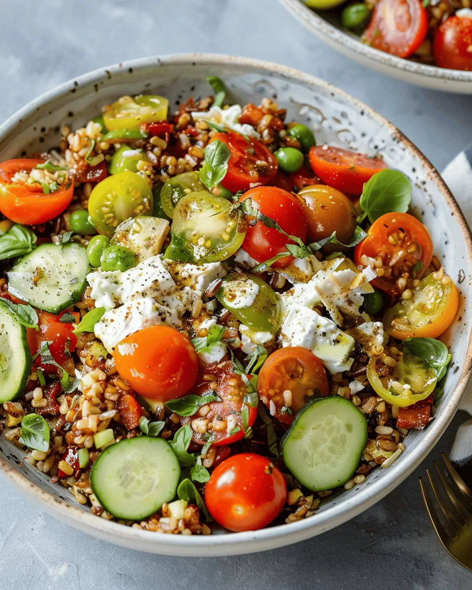 Quick and Easy Healthy Lunch Box Recipes: Delightful Antipasto Grain Salad with Turkey Bacon and Chicken Ham