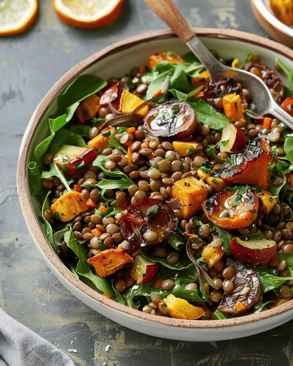 School Lunch Ideas for Kids: Best Thanksgiving Lentil Salad