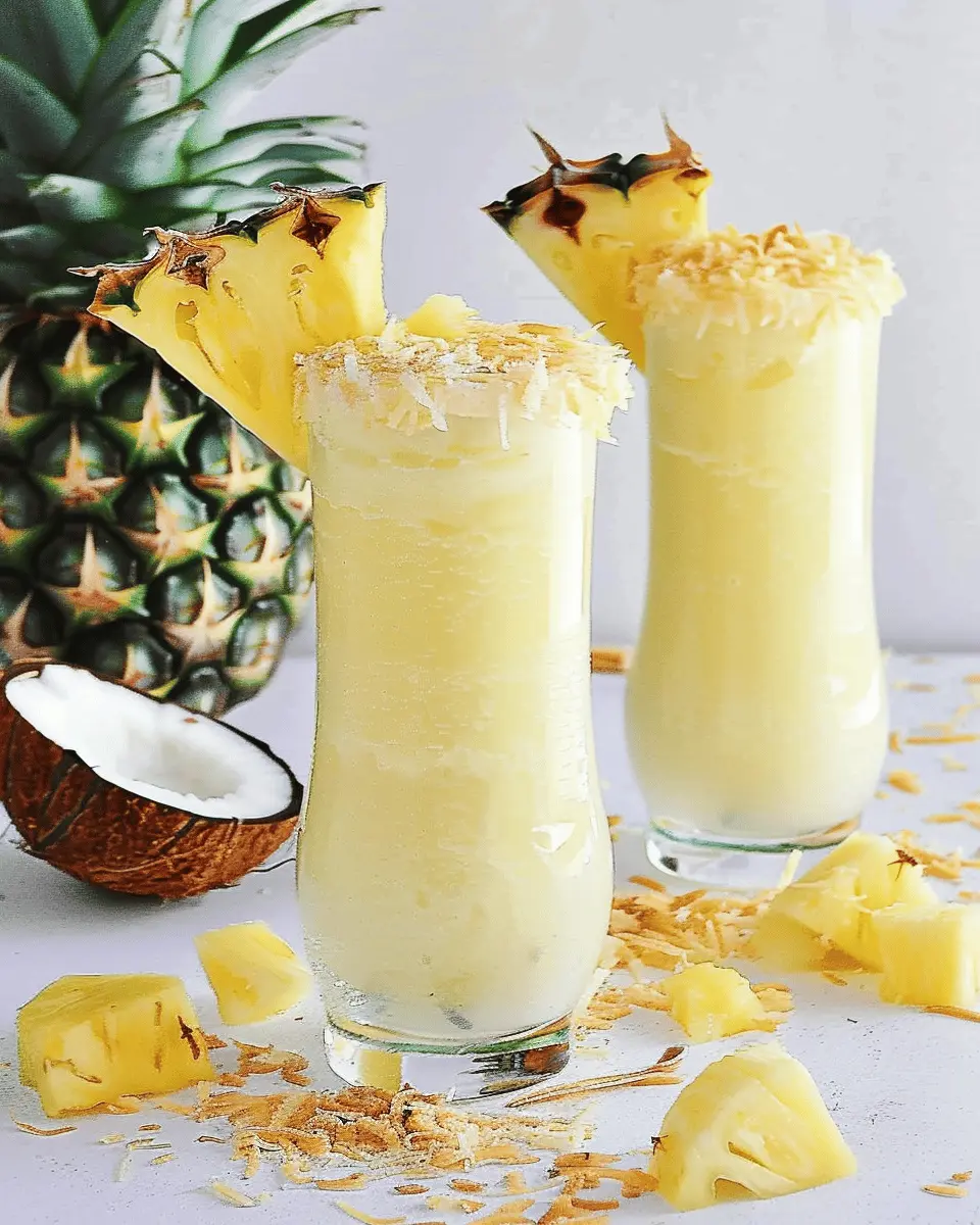 Tropical Pineapple Coconut Cooler: The Best Refreshing Drink at Home