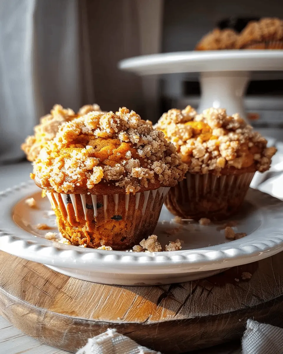 Easy Healthy Pumpkin Muffins: Amazing Spiced Pumpkin Streusel Muffins with Turkey Bacon