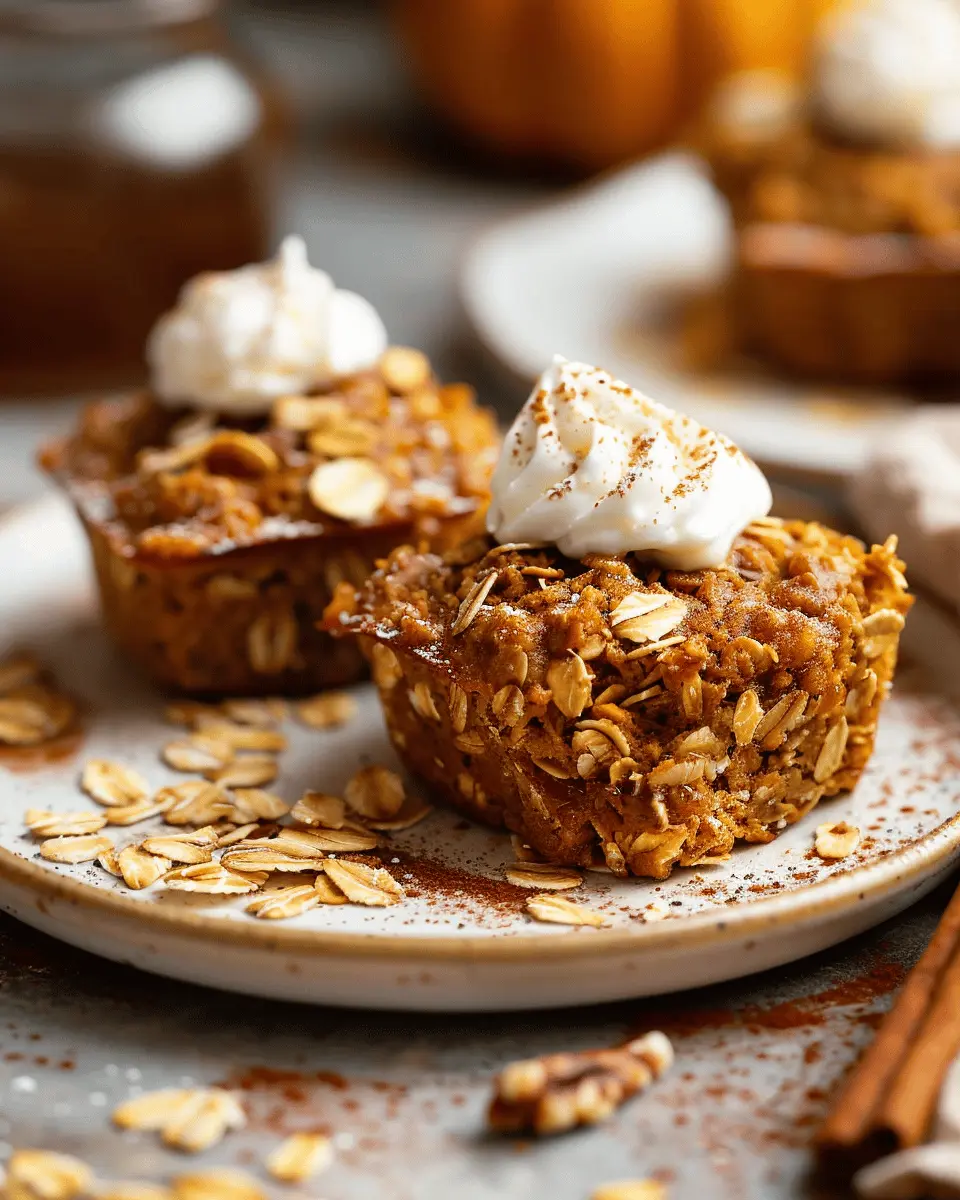 easy healthy pumpkin muffins: Delightful Pumpkin Baked Oatmeal Recipe