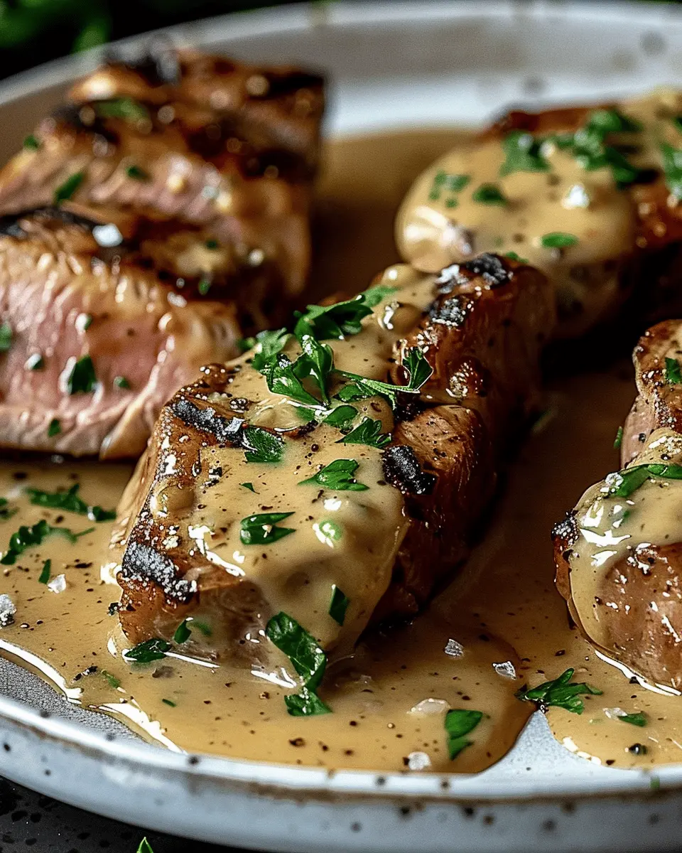 Easy Recipes Dinner: Best Ever Beef Tenderloin with Dijon Cream Sauce
