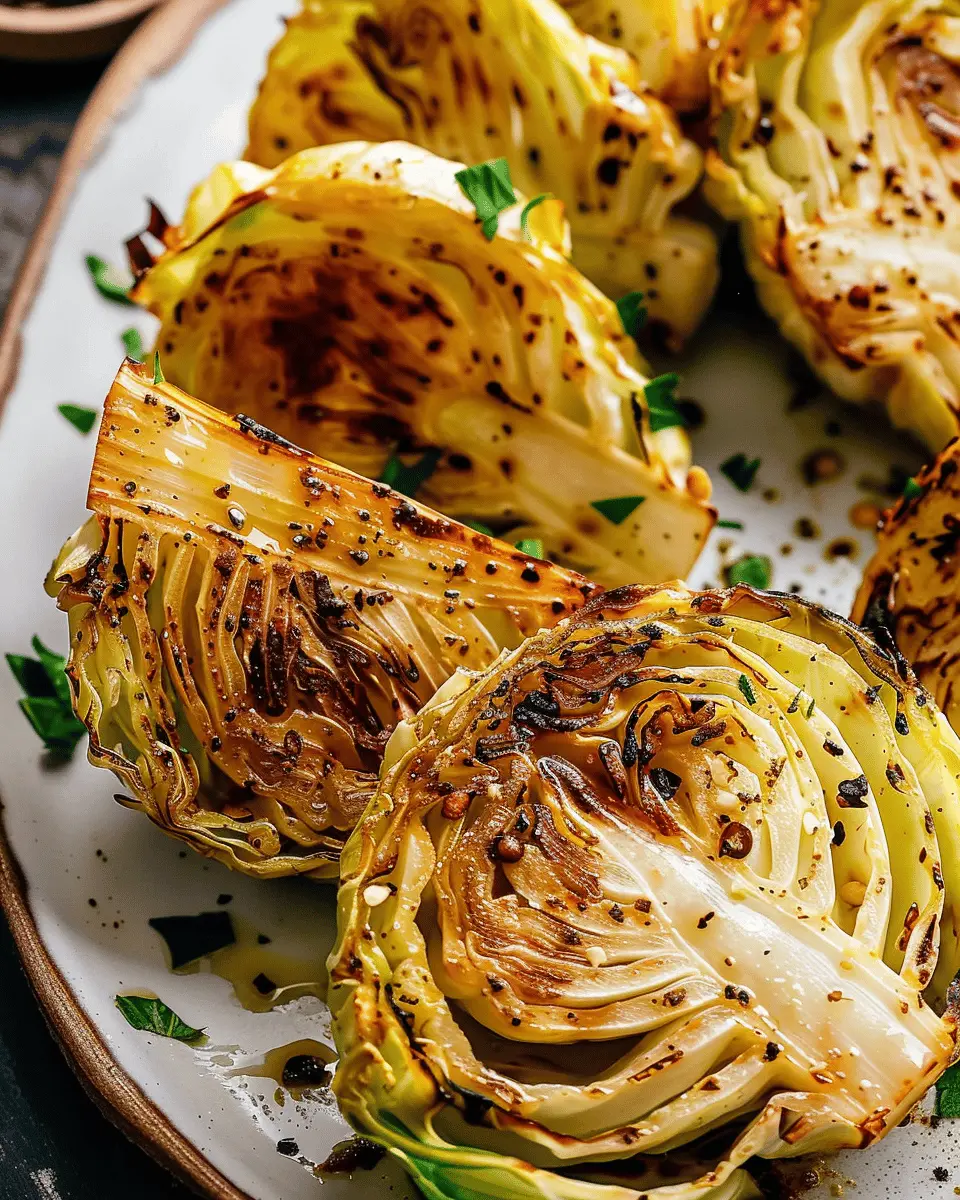 Easy Side Dishes: Air Fryer Cabbage Wedges with Turkey Bacon