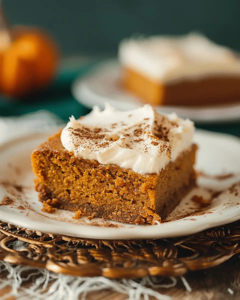 quick recipe ideas: Best Pumpkin Bars with Cream Cheese Frosting