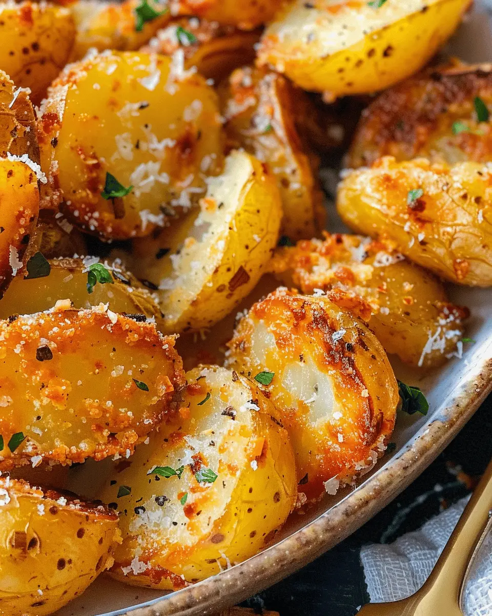 Easy Side Dishes: Crispy Parmesan Potatoes Your Family Will Love