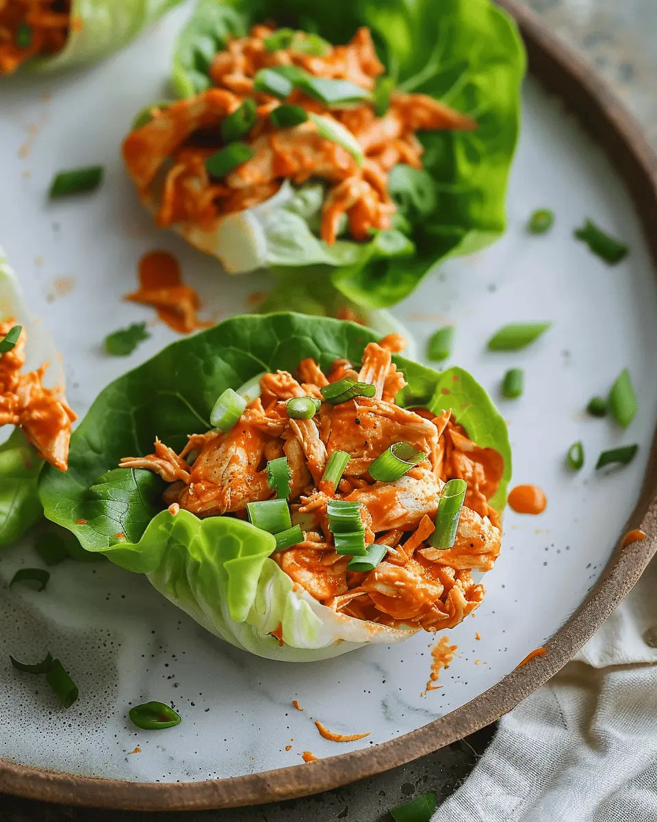 Low Carb Recipes: Juicy Buffalo Chicken Lettuce Wraps to Savor