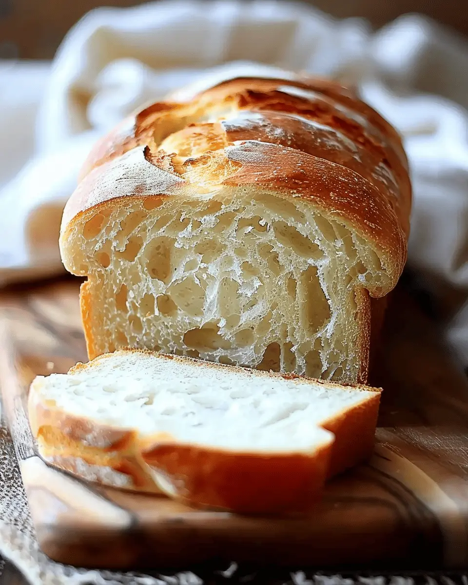 Simple Soft Sandwich Bread: Easy 6-Ingredient No-Knead Delight