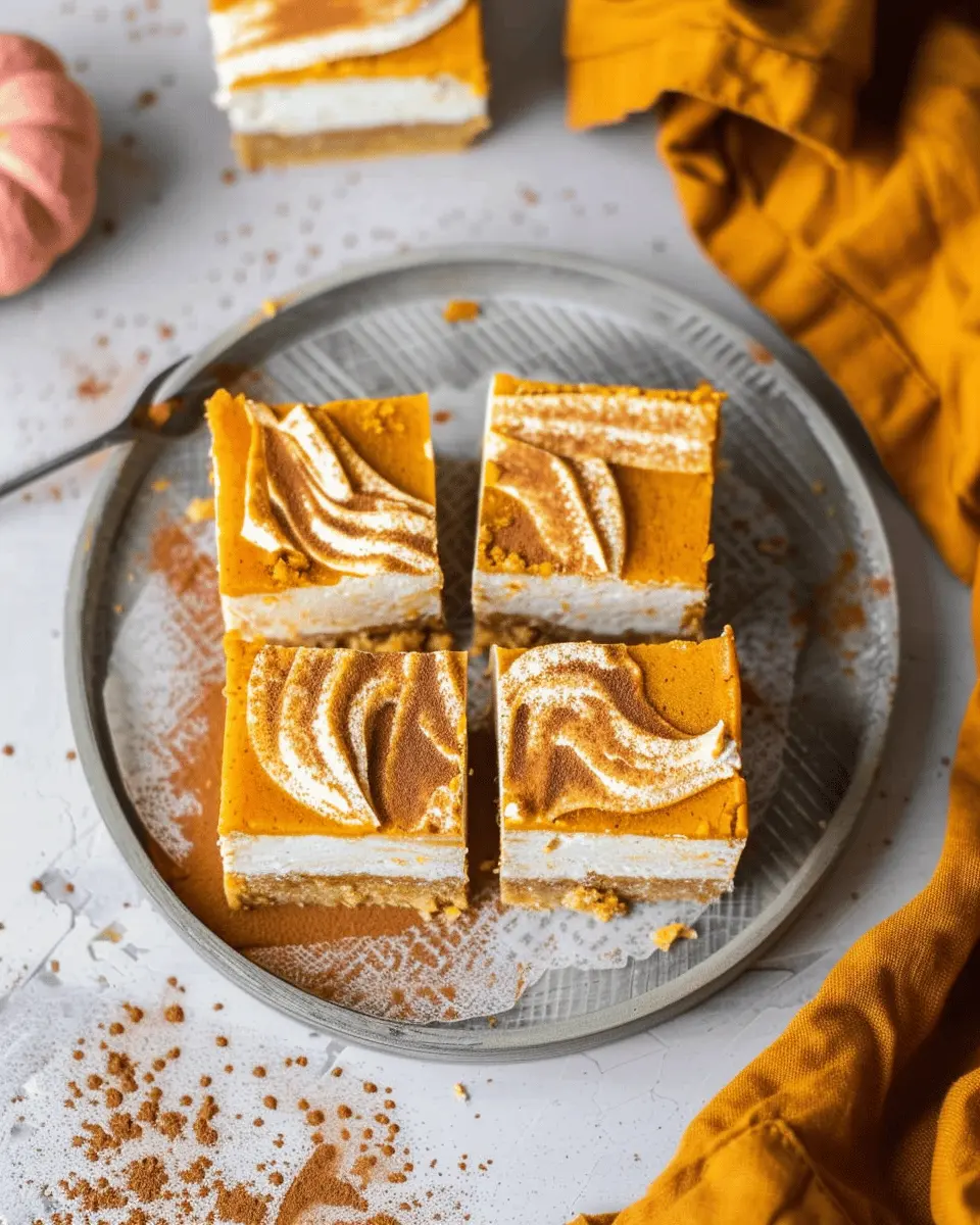 Quick Recipe Ideas: Indulgent Pumpkin Cheesecake Bars for Fall