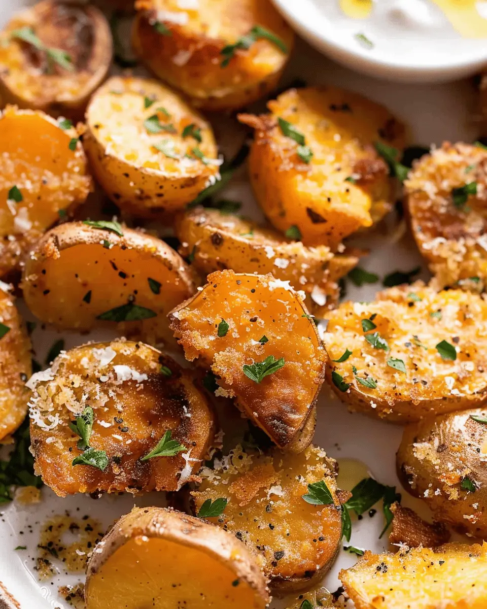 Sweet Potato Recipes: Crispy Roasted Parmesan Potatoes Delight