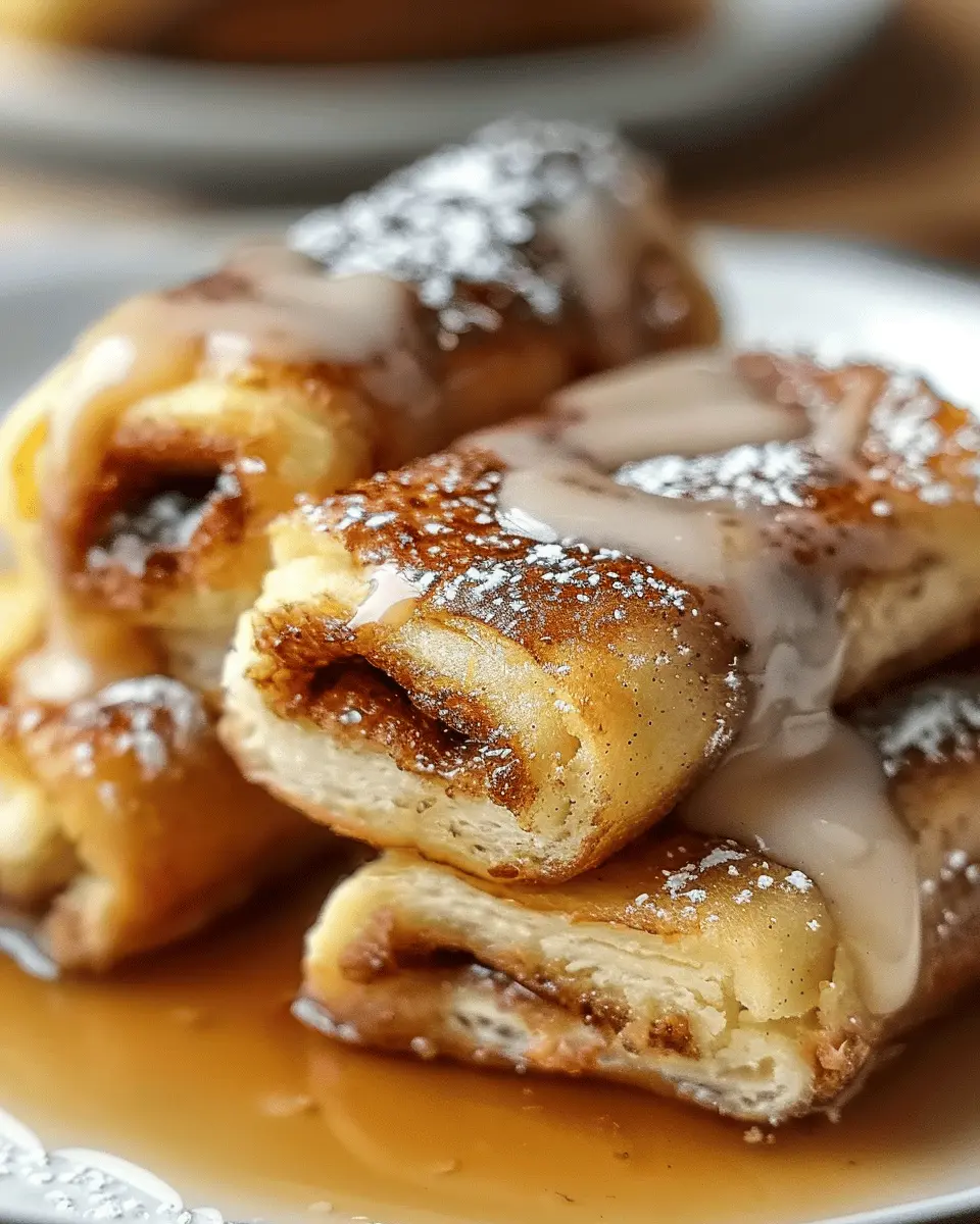 Breakfast ideas: Indulgent Cinnamon Roll French Toast Roll-Ups