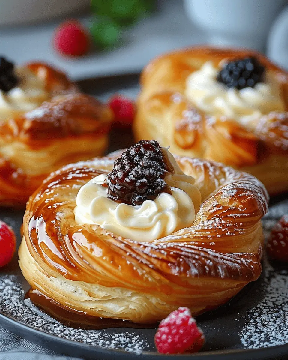 Breakfast ideas: Easy Danish Delight Recipe with Turkey Bacon