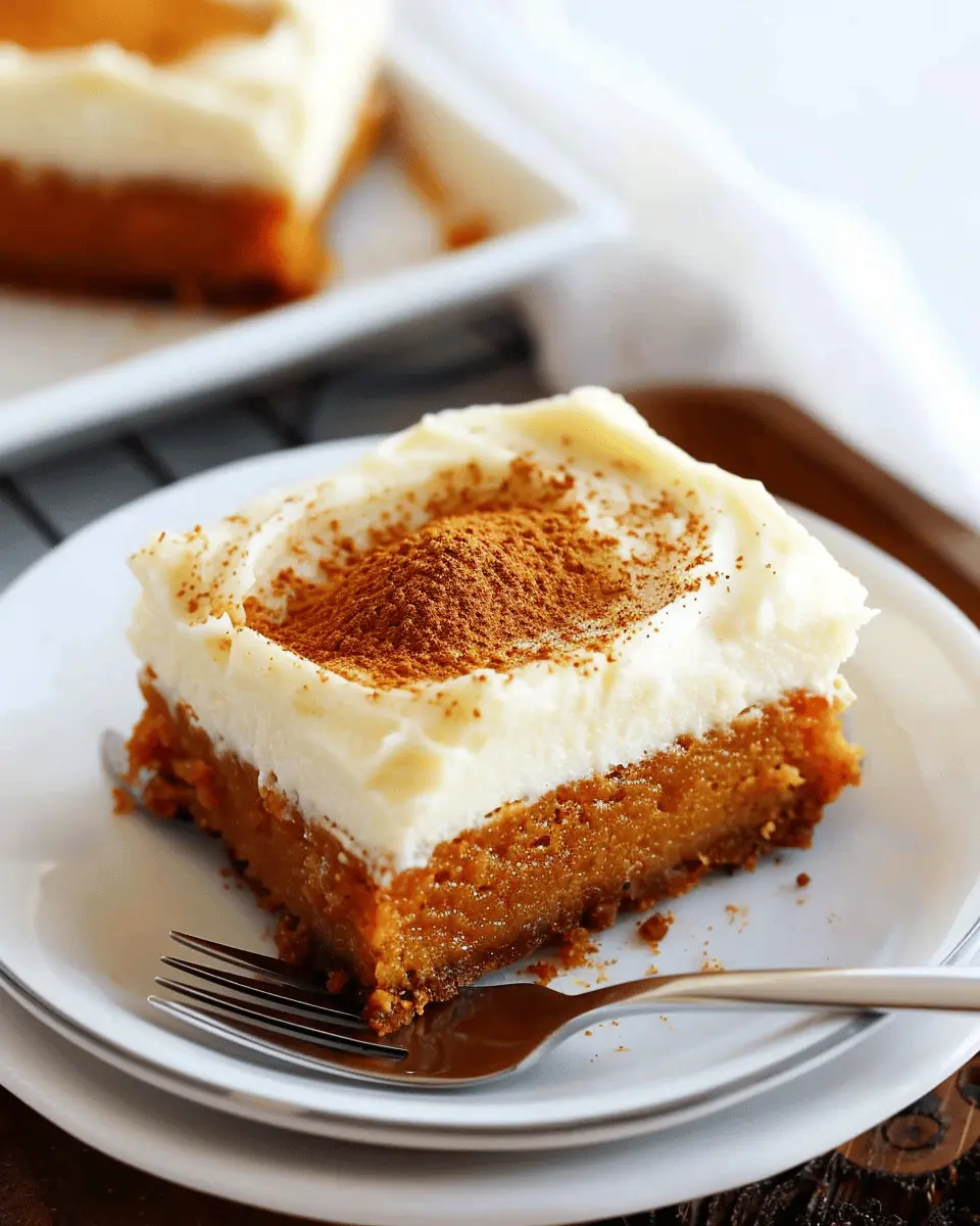 Quick Recipe Ideas: Indulgent Pumpkin Bars with Cream Cheese Frosting