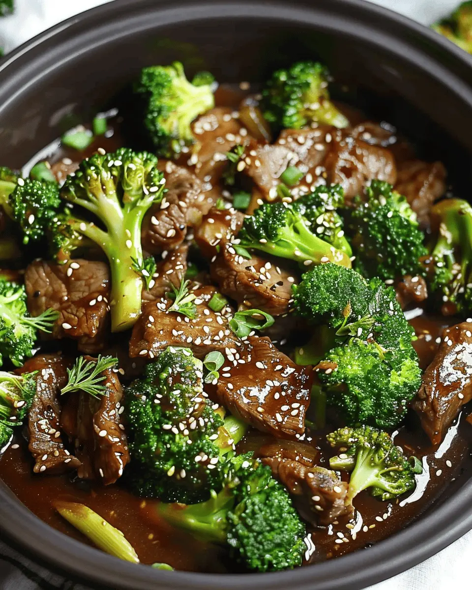 Low Carb Recipes: Easy Beef Broccoli for Healthy Meals at Home