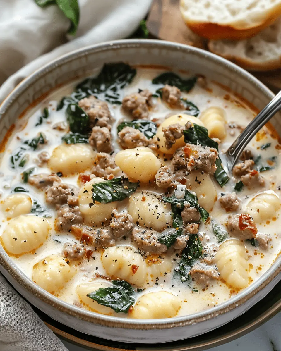 Easy Soup Recipes: Delightful Gnocchi Zuppa Toscana with Turkey Bacon