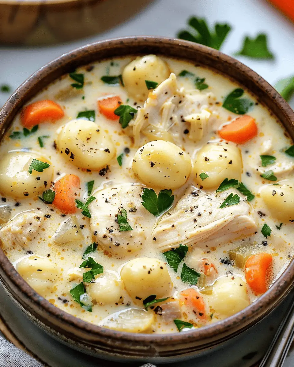 easy soup recipes: Comforting Chicken Gnocchi Soup You’ll Love