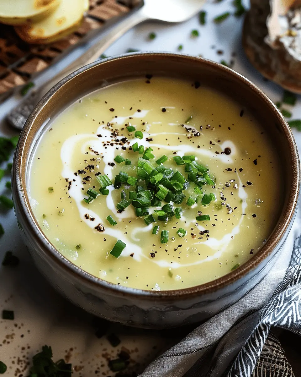 Easy Soup Recipes: Delightfully Creamy Leek and Potato Soup with Turkey Bacon