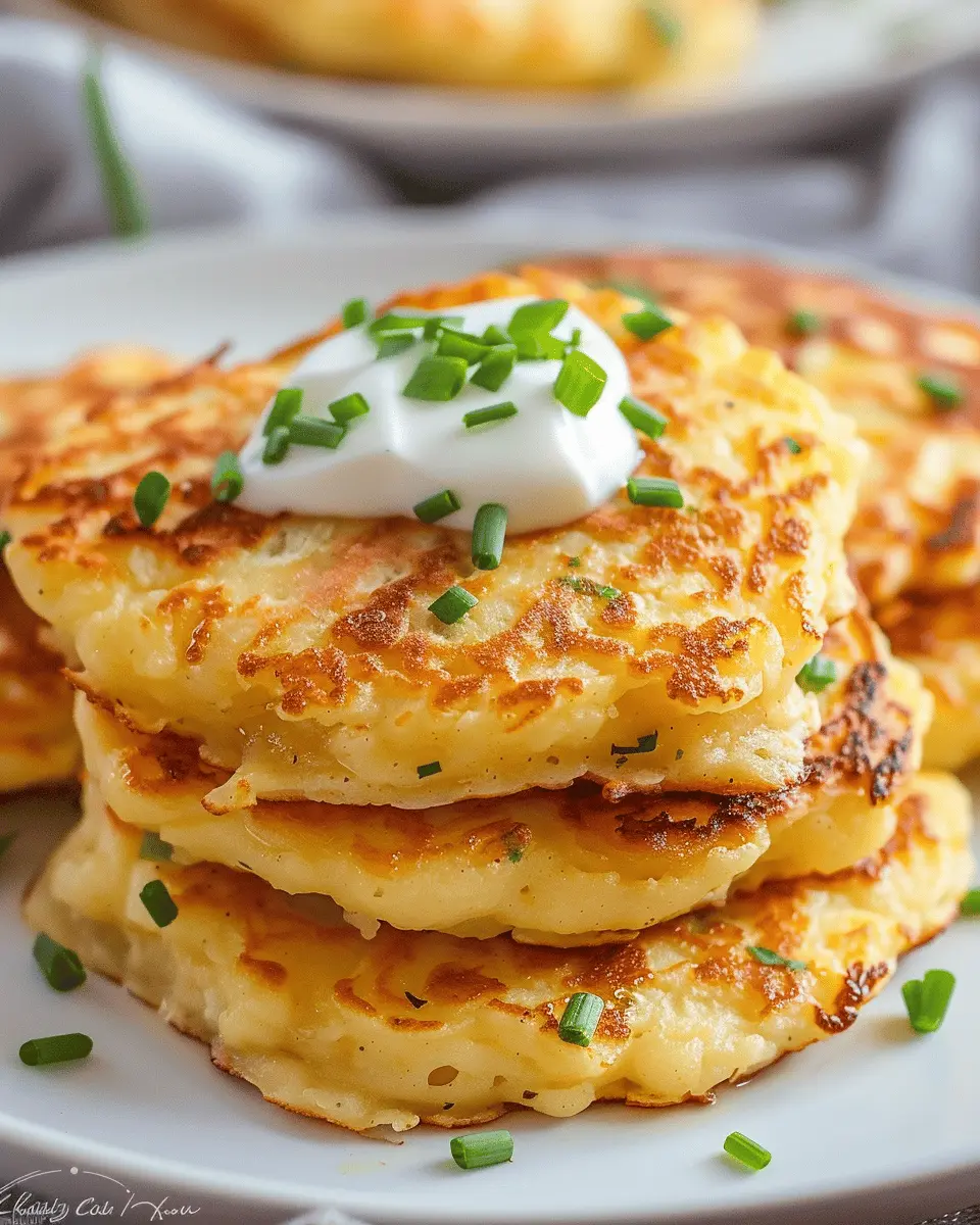 breakfast ideas: Easy Potato Pancakes with Turkey Bacon Delight
