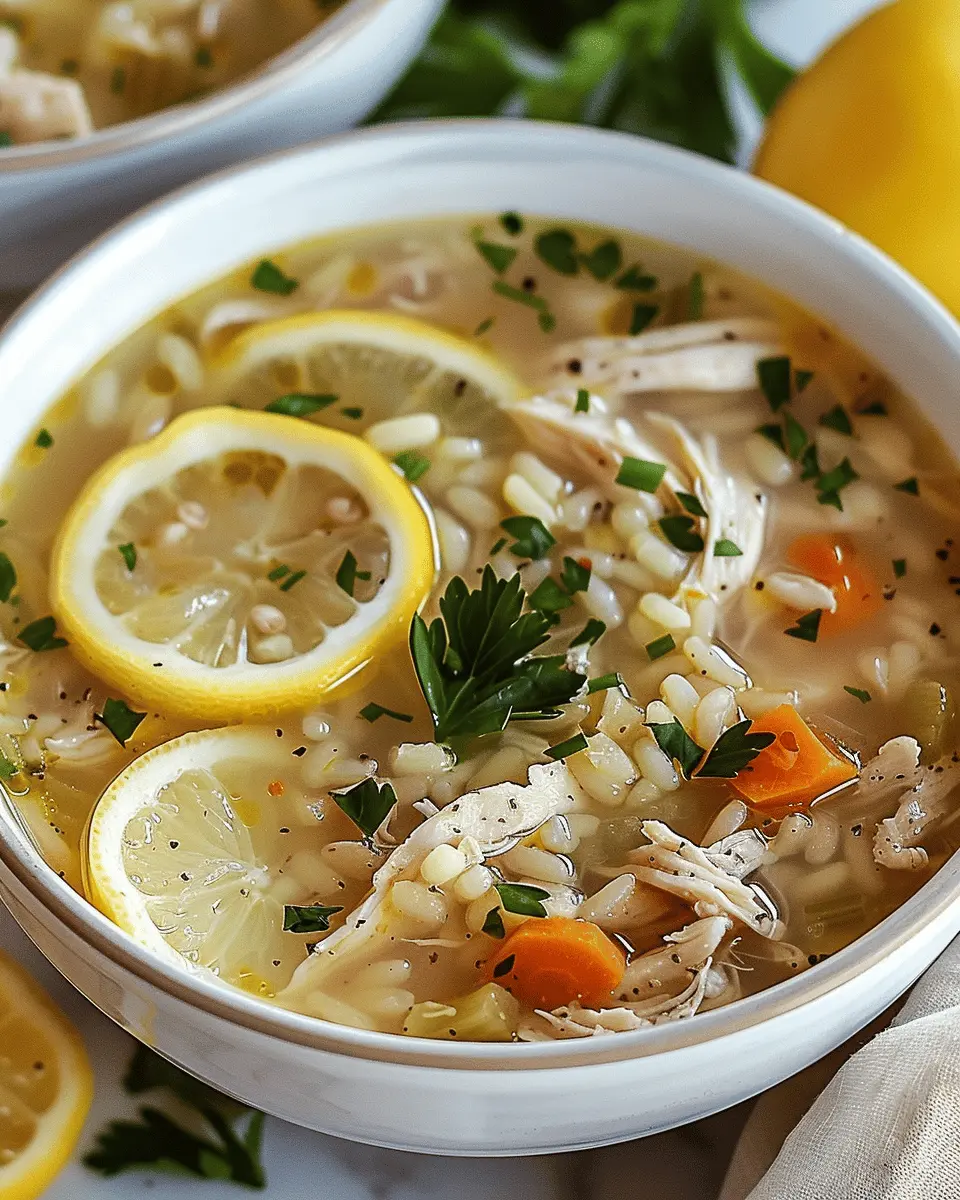 Easy Soup Recipes: Cozy Crockpot Lemon Chicken Soup with Turkey Bacon
