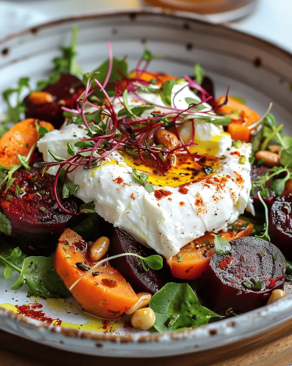 Delicious Salad Recipes Ideas: Roasted Beet and Carrot Salad Delight