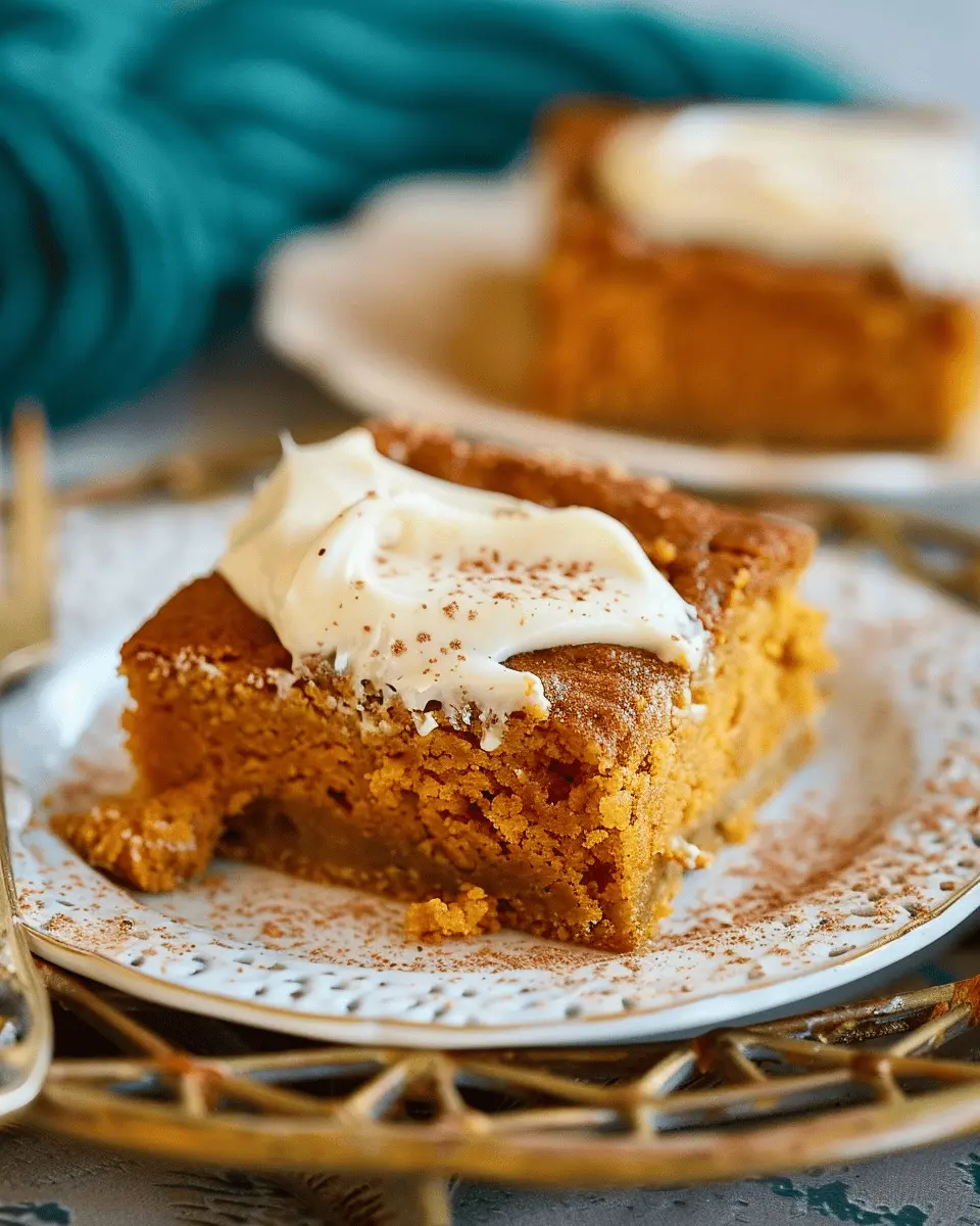 Quick Recipe Ideas: Decadent Pumpkin Bars with Cream Cheese Frosting