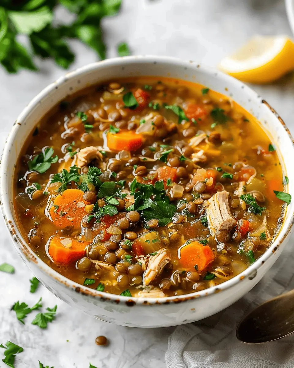 Low Carb Recipes Chicken Lentil Soup: Easy Comfort in a Bowl