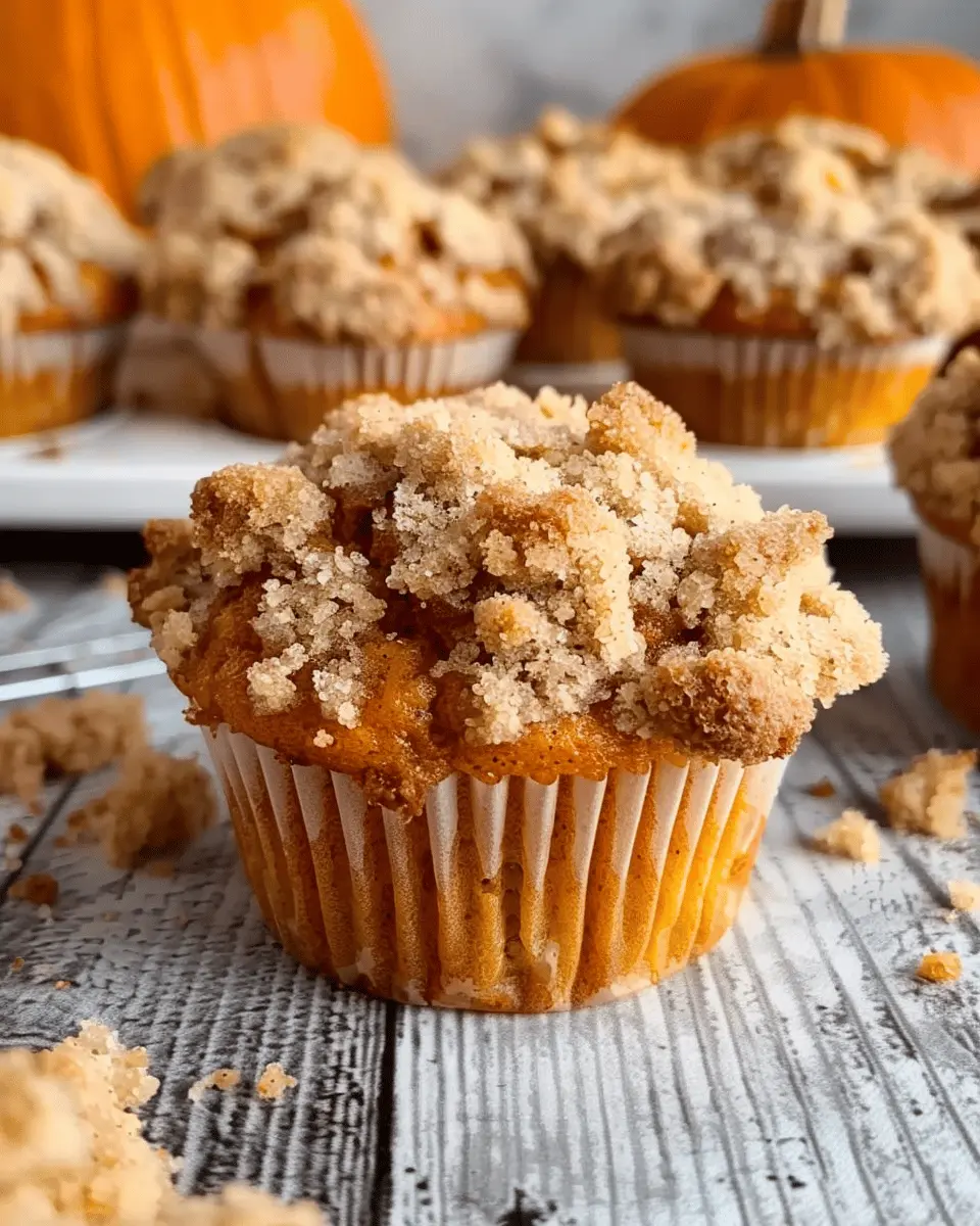 Best Pumpkin Muffins: The Most Amazing Muffins with Crumb Topping