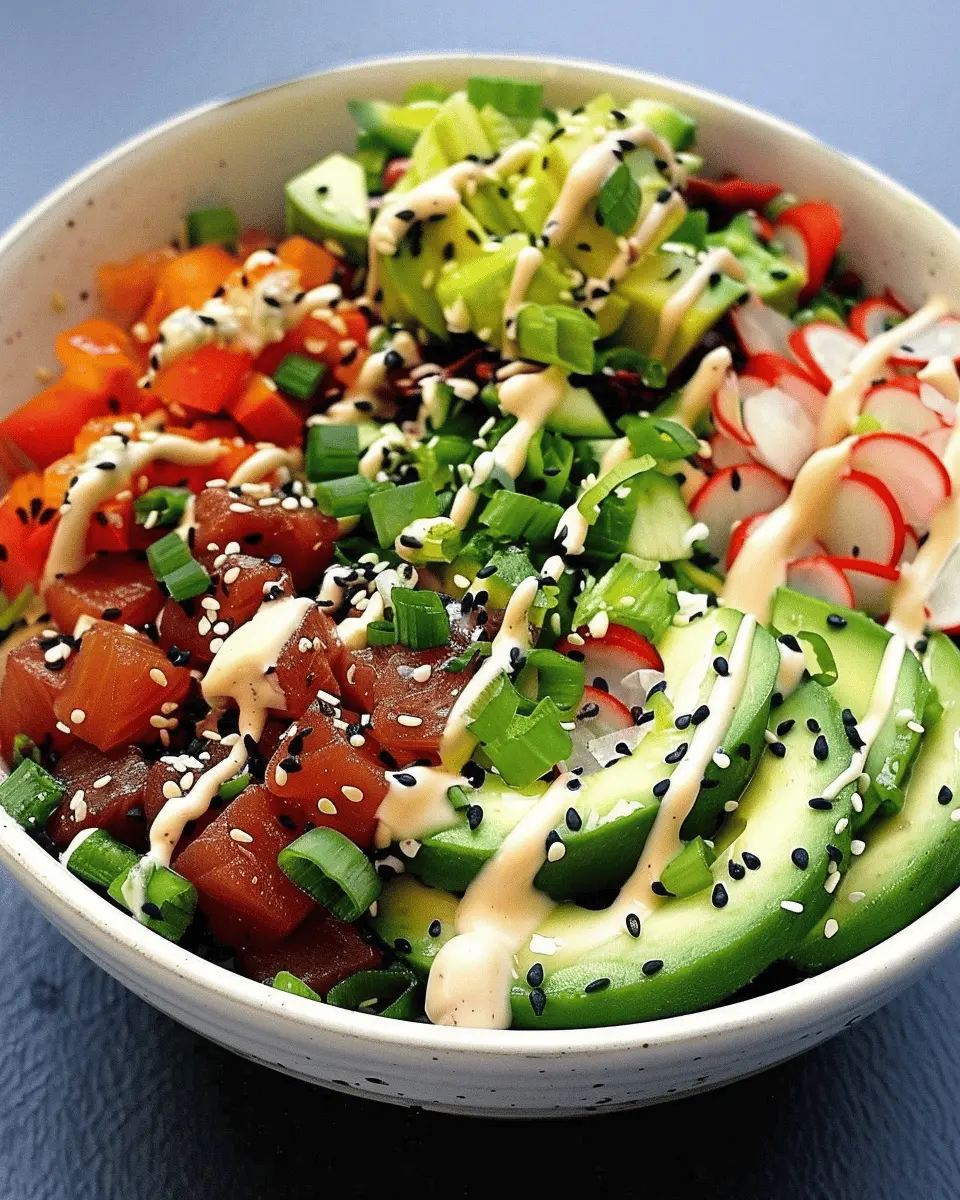 Delicious Salad Recipes Ideas: Easy Ramen Tuna Poke Bowl Delight