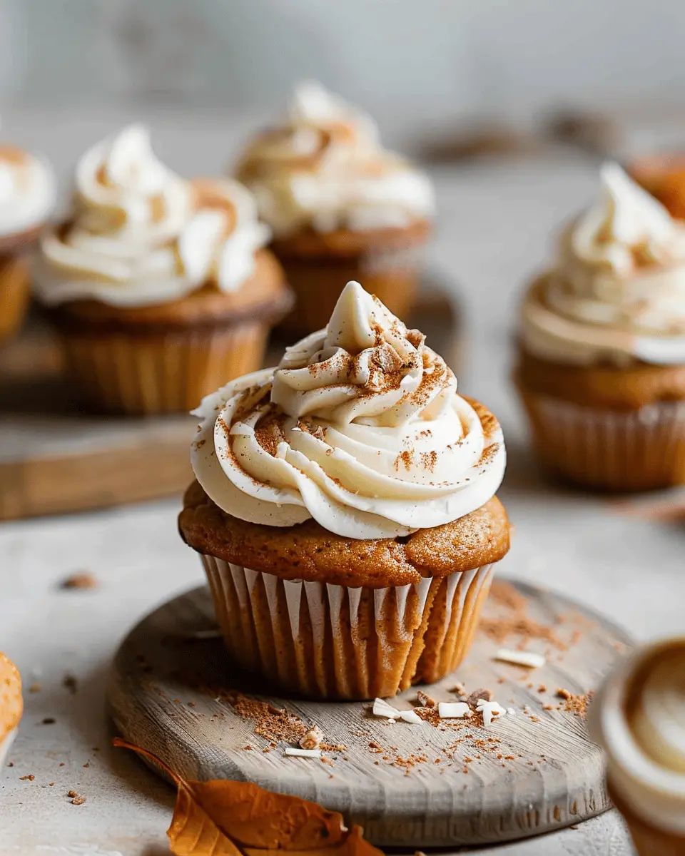 Easy Pumpkin Cupcakes with Cream Cheese Frosting for Fall Indulgence