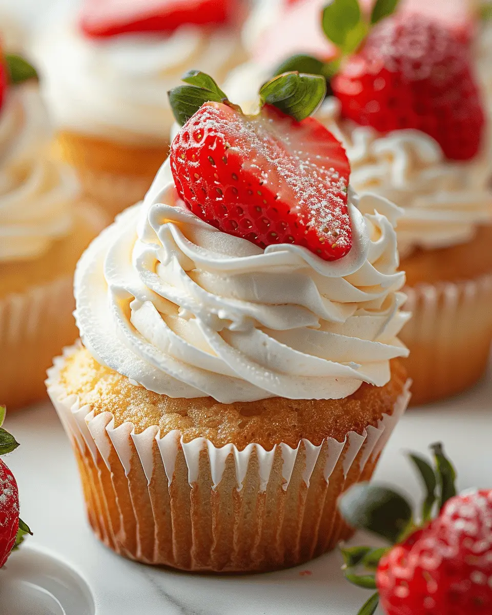 Strawberry Shortcake Cupcakes: Easy and Deliciously Light Treats
