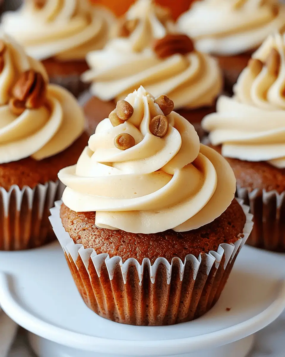 Irresistibly Moist Pumpkin Cupcakes with Creamy Frosting Bliss