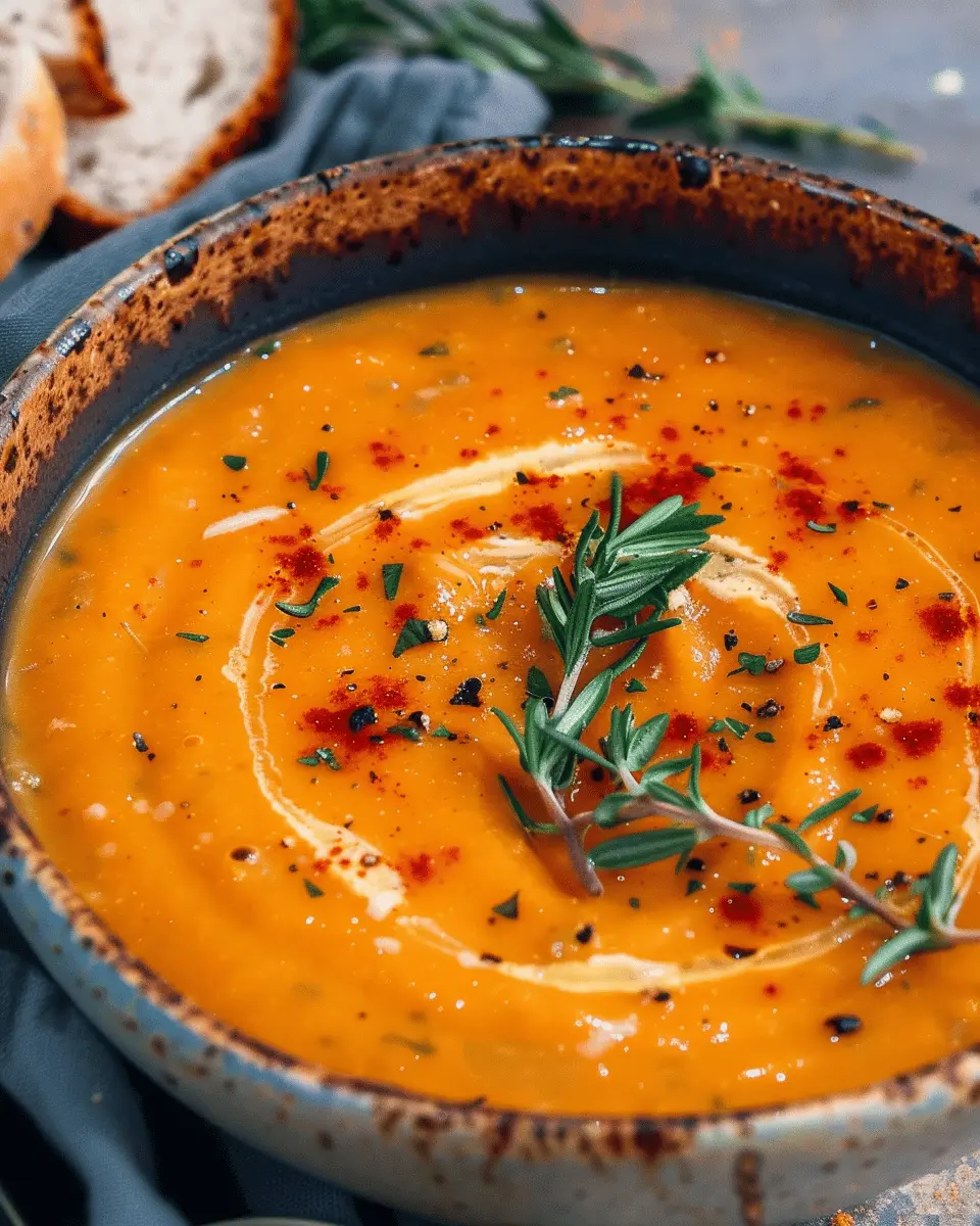 Easy Soup Recipes: Delightfully Smooth Roasted Vegetable Soup