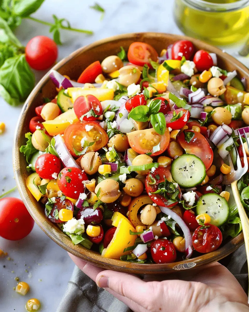 Delicious Salad Recipes Ideas: Refreshing Italian Chopped Salad with Turkey Bacon and Chicken Ham